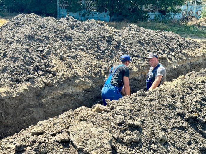 В селе Незавертайловка проходит реконструкция газопровода